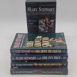 Mary Stewart Romantic Suspense 4 Book Box Set Paperback Fawcett Crest Good